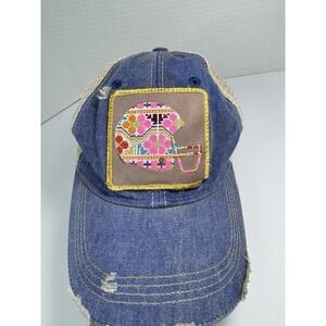 Judith March Headmost Football Helmet Embroidered Mesh Snapback Cap Trucker Hat